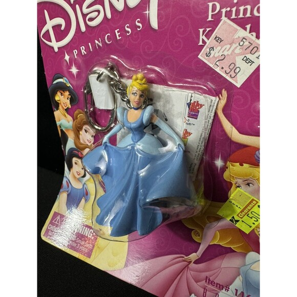 NWT Y2K Cinderella Disney Princess Keychain Basic Fun #1160 Nostalgia VTG - Picture 2 of 5